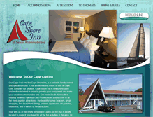 Tablet Screenshot of capeshoreinn.com